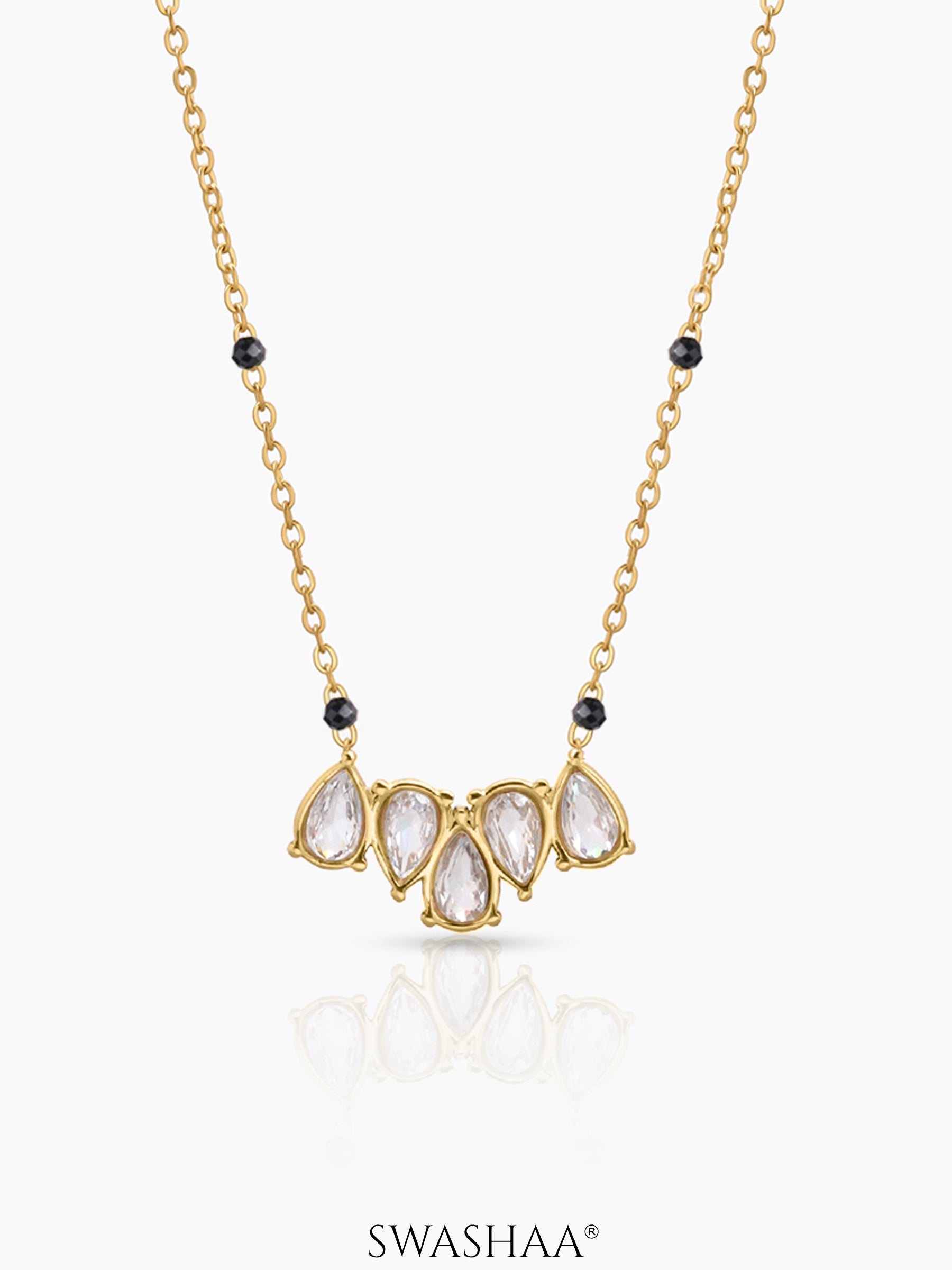 Yunira Diamond Cluster Mangalsutra