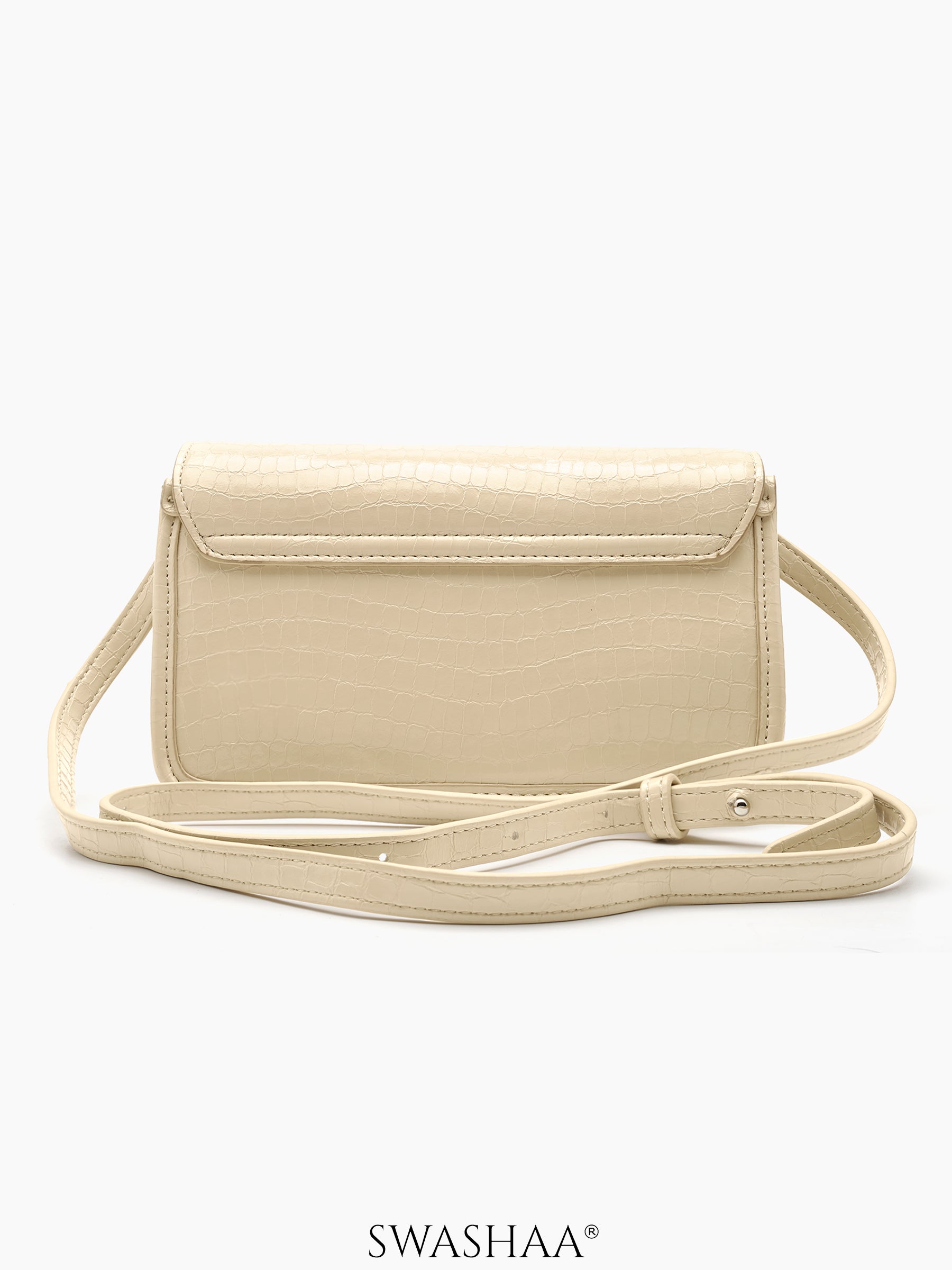 Zaria Leather Sling Bag - Swashaa