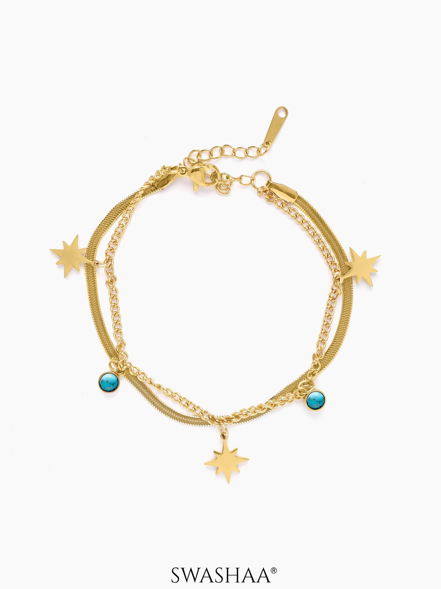 Zoya Star 18K Gold Plated Bracelet