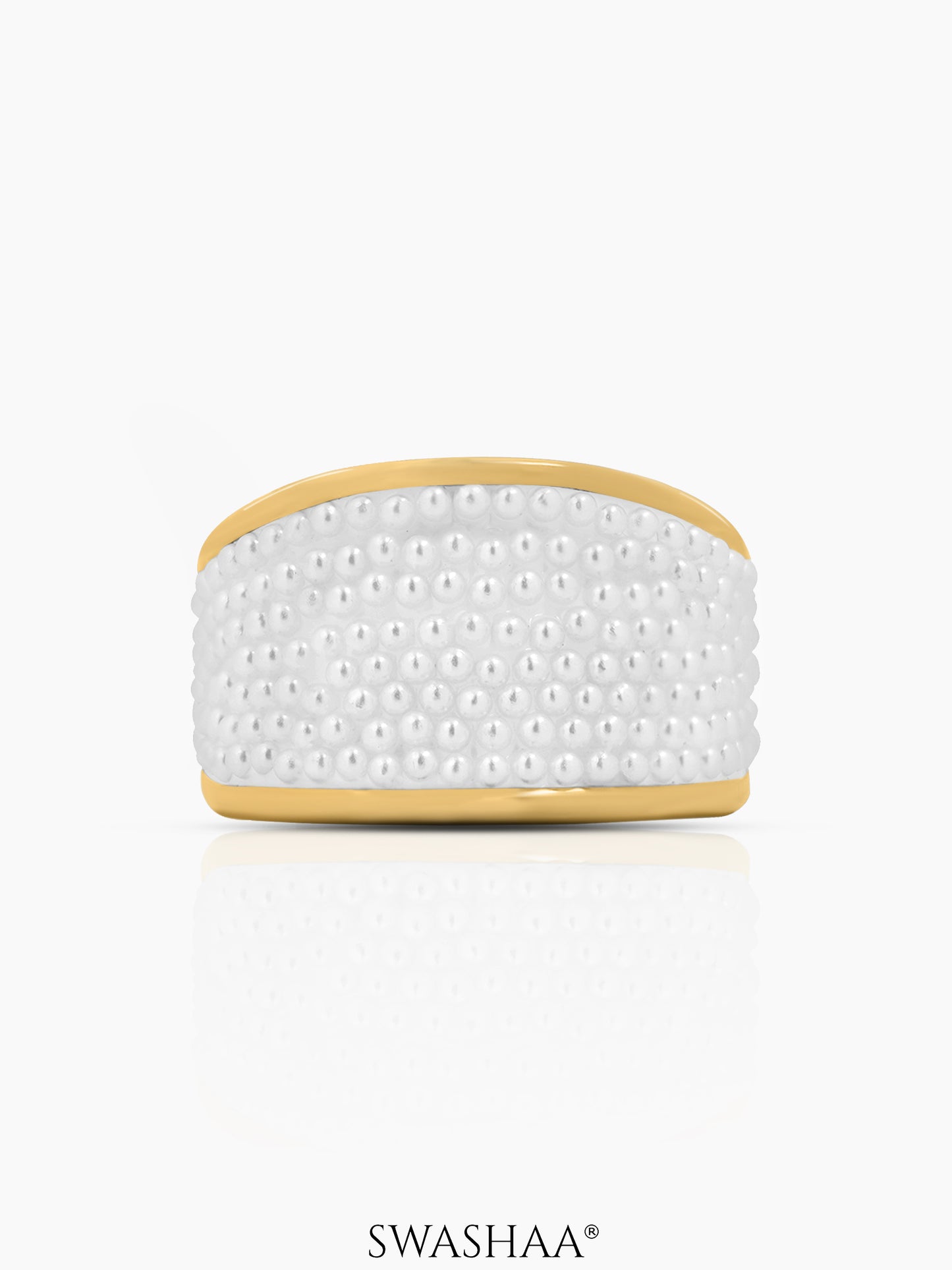 Avena Pearl Cluster Dome Ring