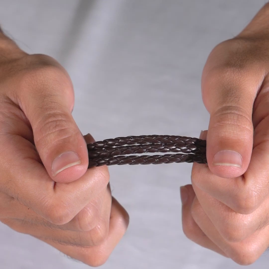 Harley Men's Leather Bracelet