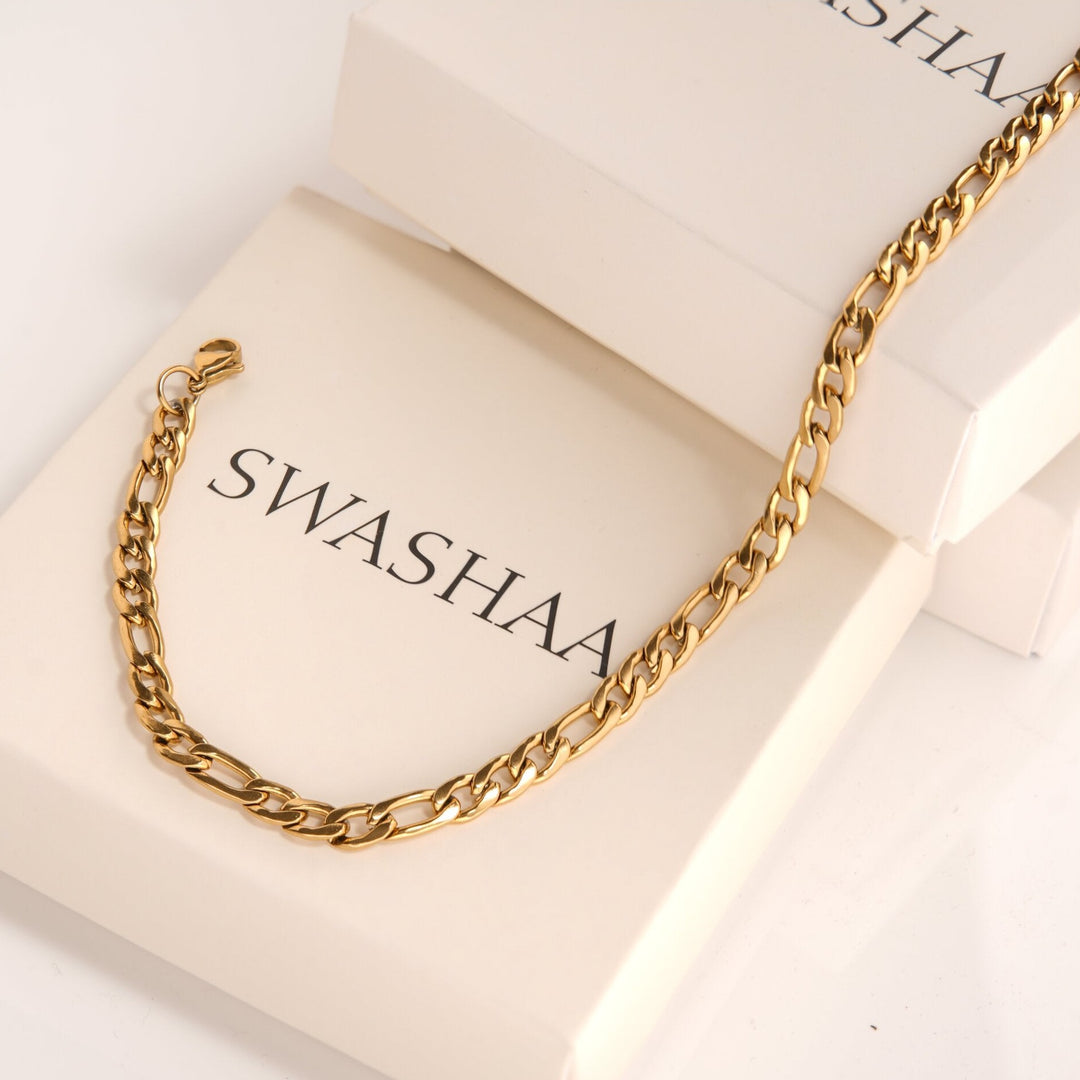 Carron 18K Gold Plated Chain - Swashaa