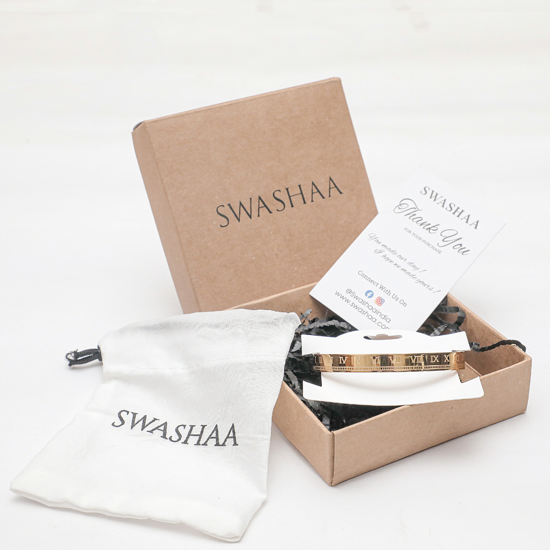 Royal Roman Men's Bracelet Video - SWASHAA