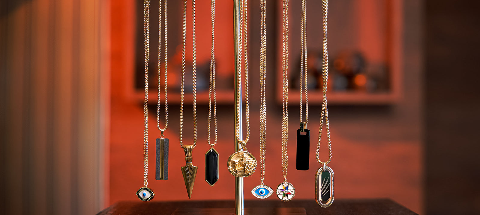 Urban Glamour Chain And Pendant