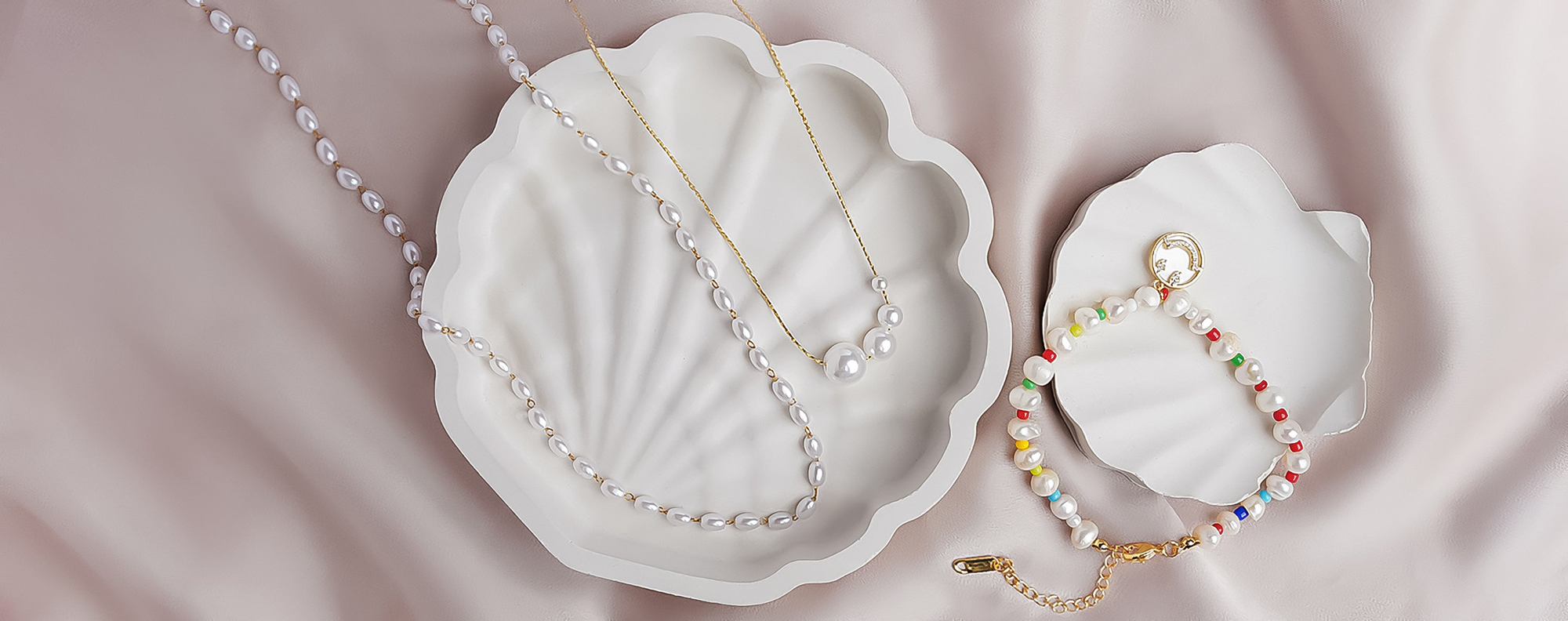 Buy latest natural pearl jewellery