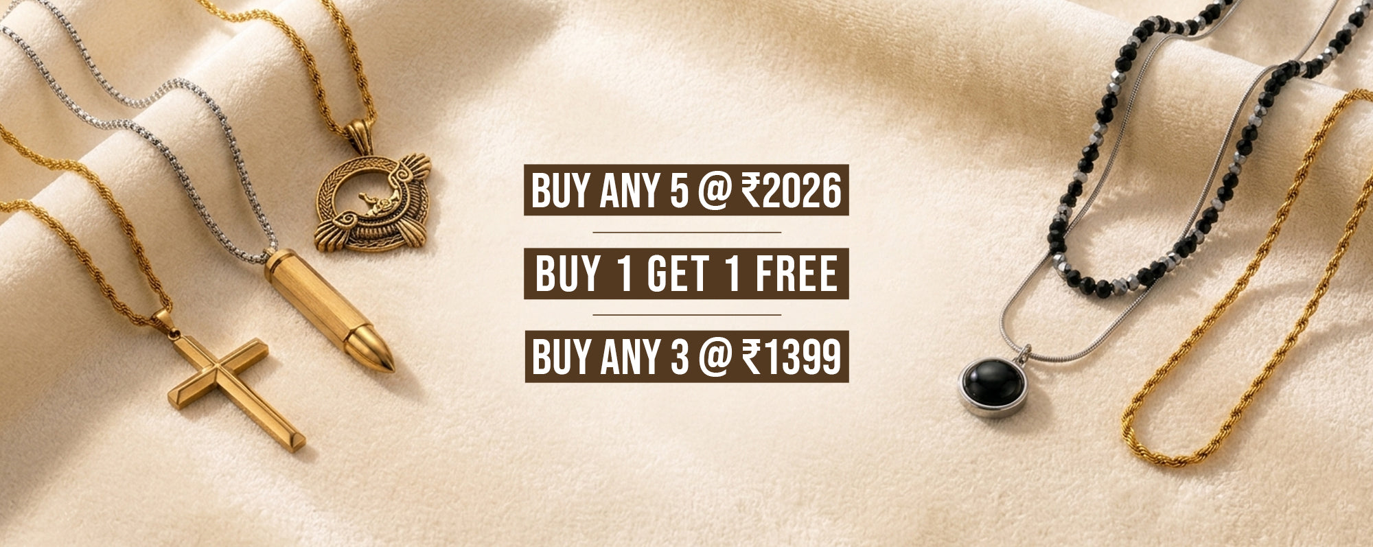 Men's Necklace - Shop Necklace for Men at Best Price in India | Swashaa