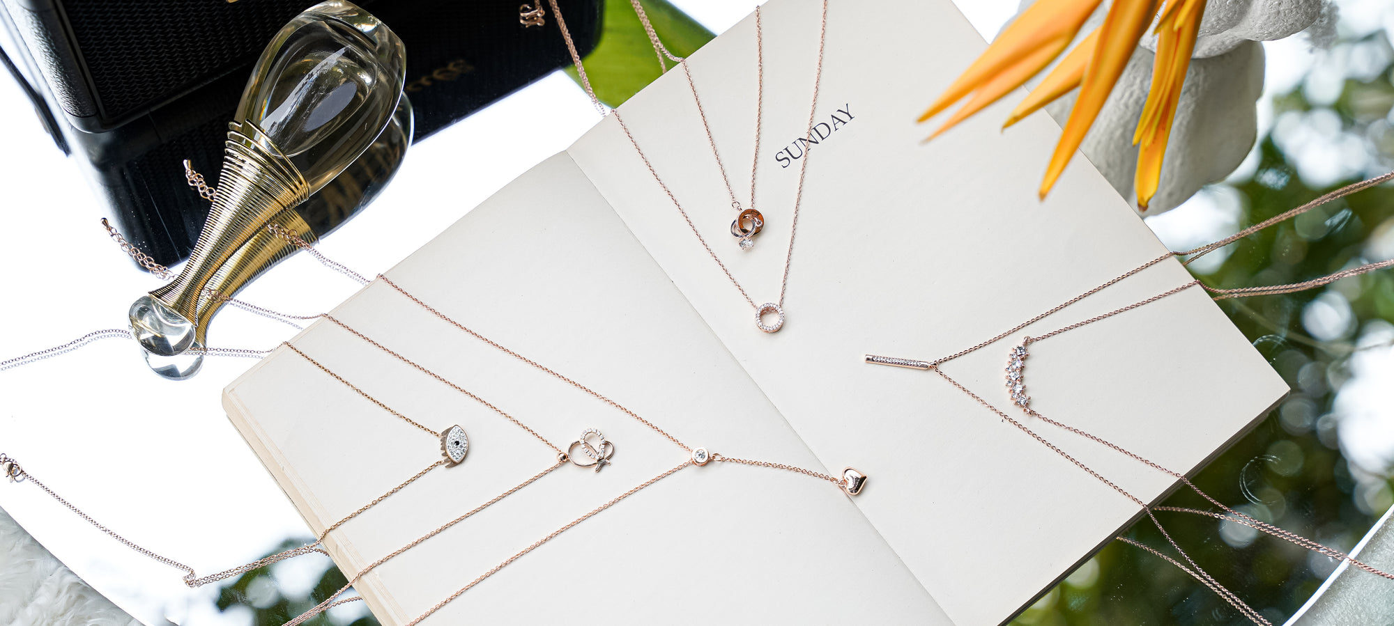 Graceful Rosy Necklace