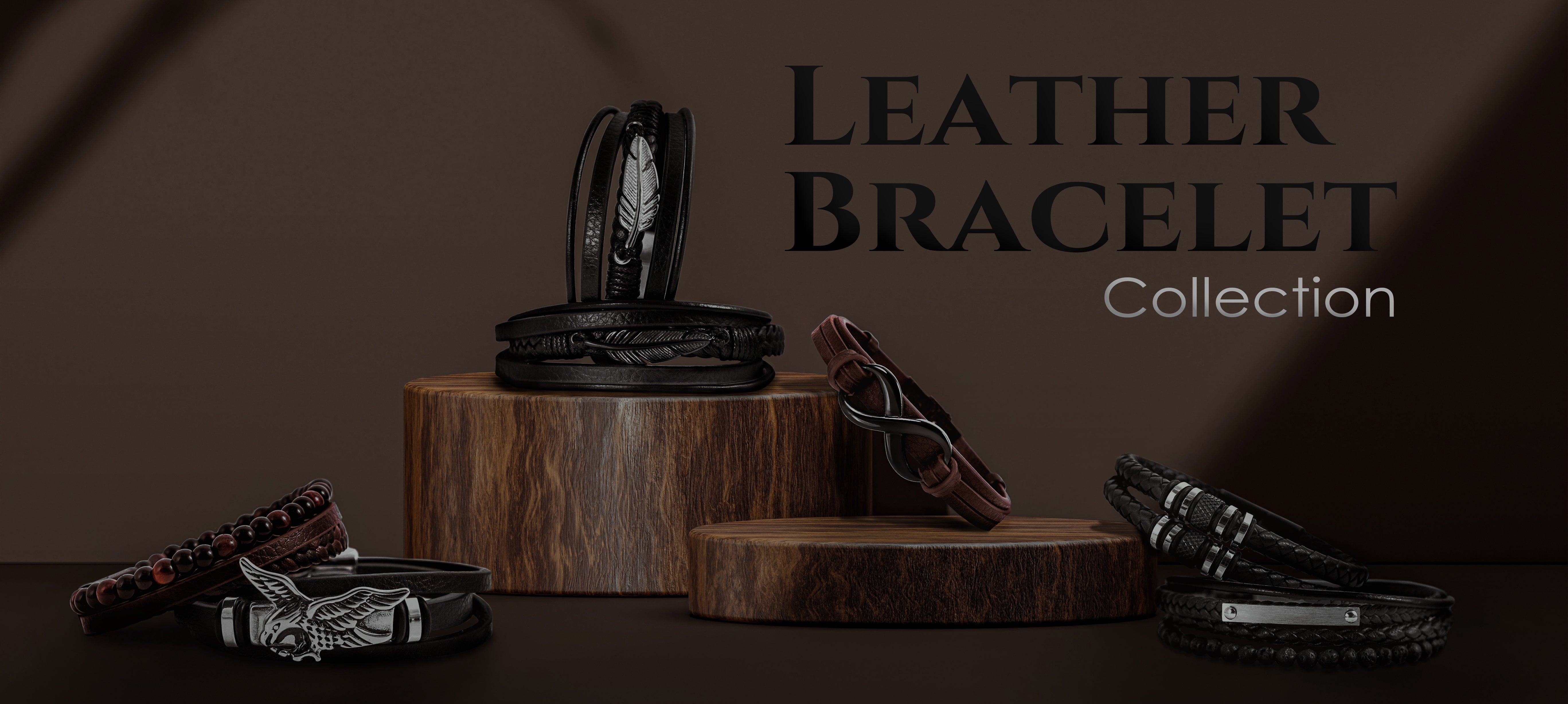 Men's Leather Bracelets – Swashaa