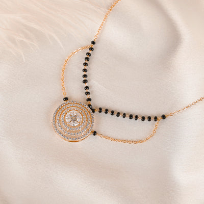 Solitaire Wheel Mangalsutra
