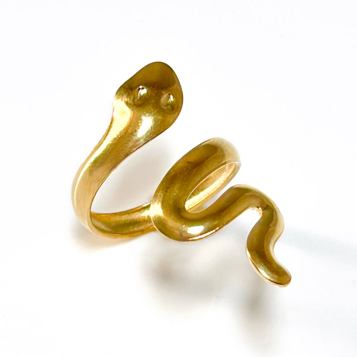 Lizz Snake 18K Gold Plated Ring