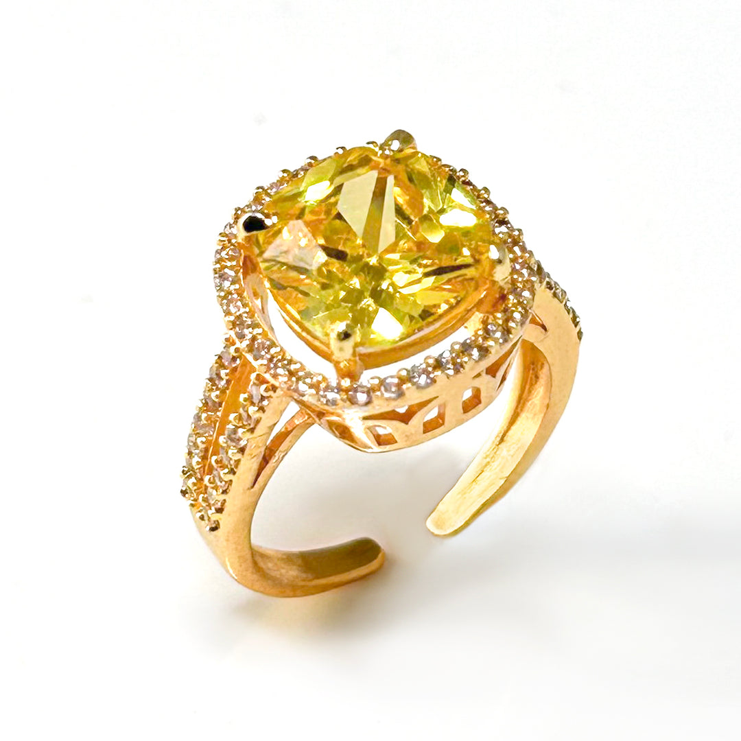 Nazneen 18K Gold Plated Ring