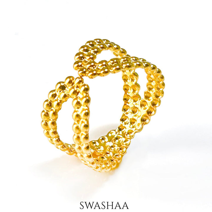 Aldina 18K Gold Plated Ring