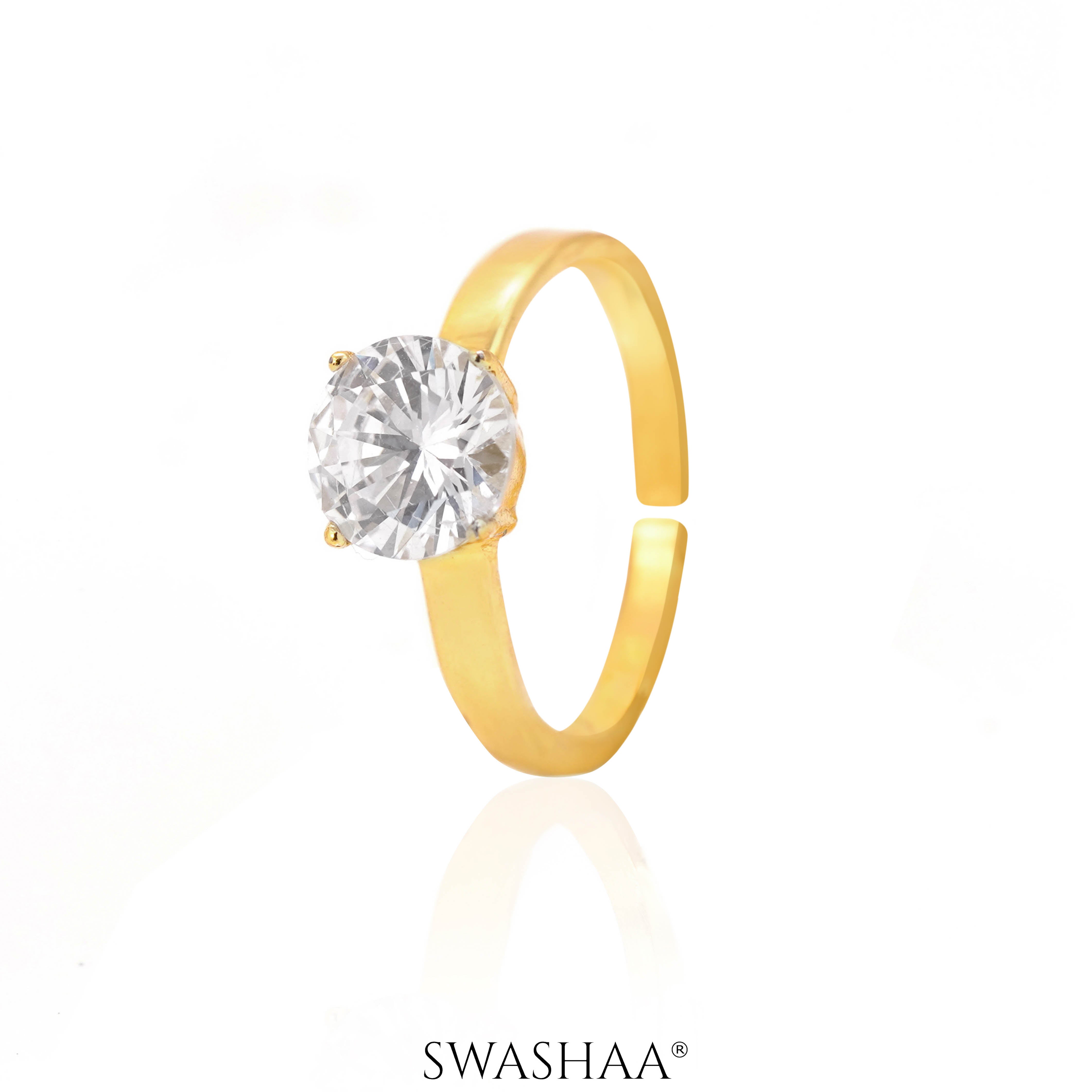 Adia 18K Gold Plated Ring