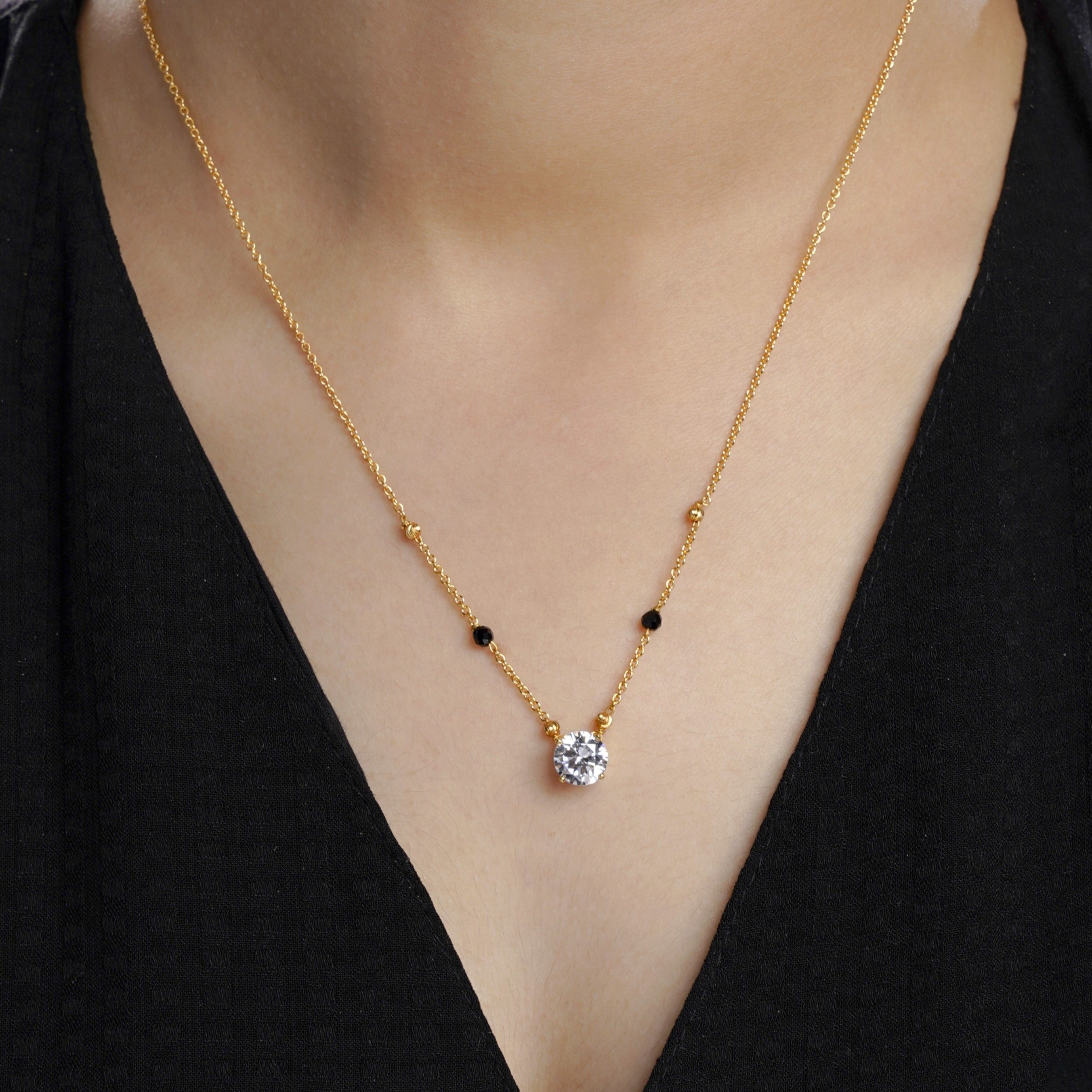 Adia 18K Gold Plated Mangalsutra