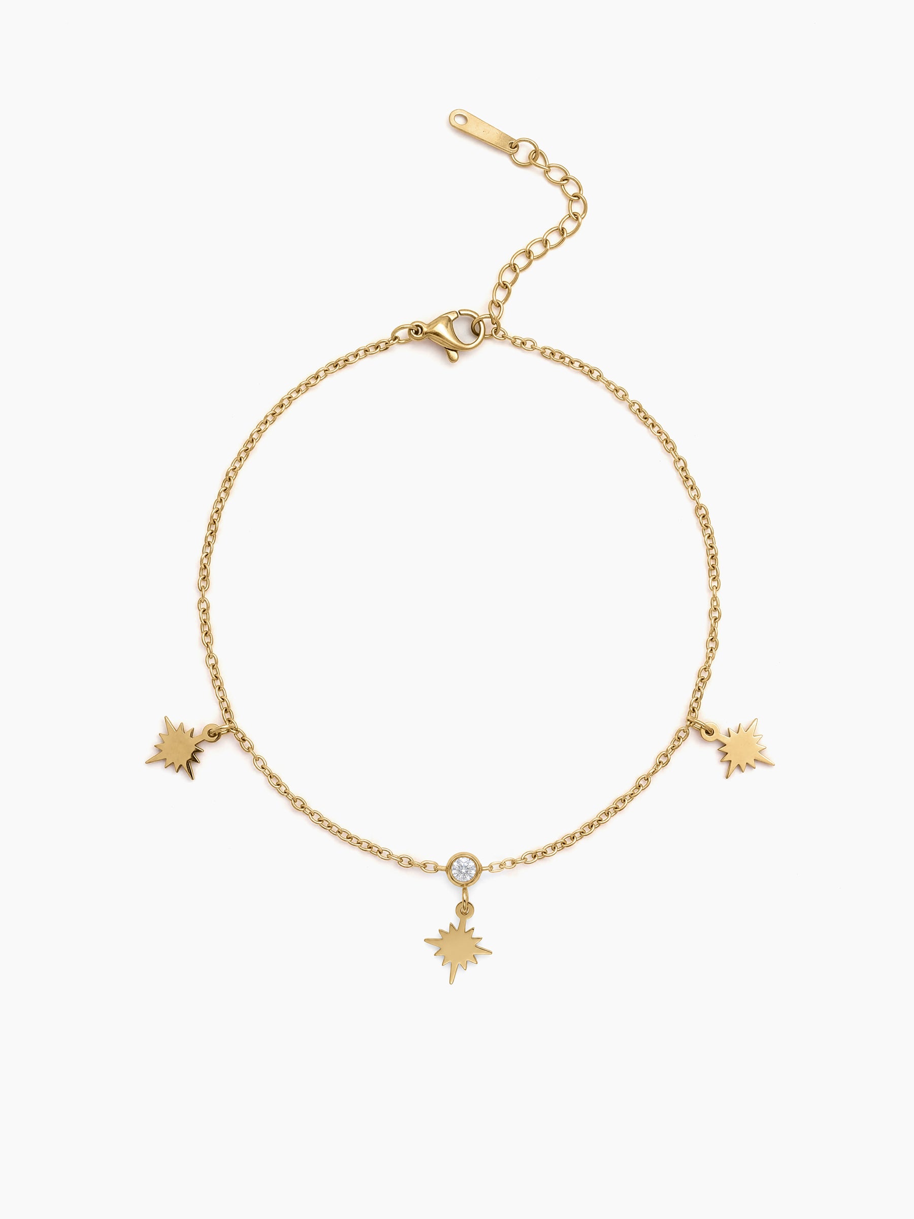 Aahili Charms 18K Gold Plated Women's Anklet