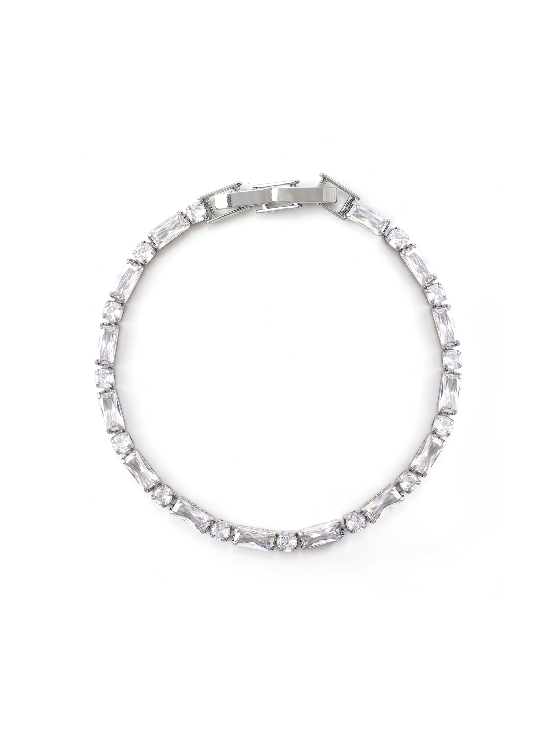 Aahir Diamond Solitaire Silver Rakhi