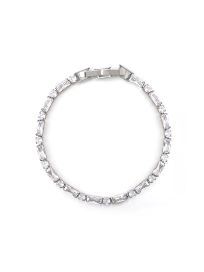 Aahir Diamond Solitaire Silver Rakhi