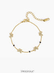 Aarini Butterfly Diamond Mangalsutra Bracelet