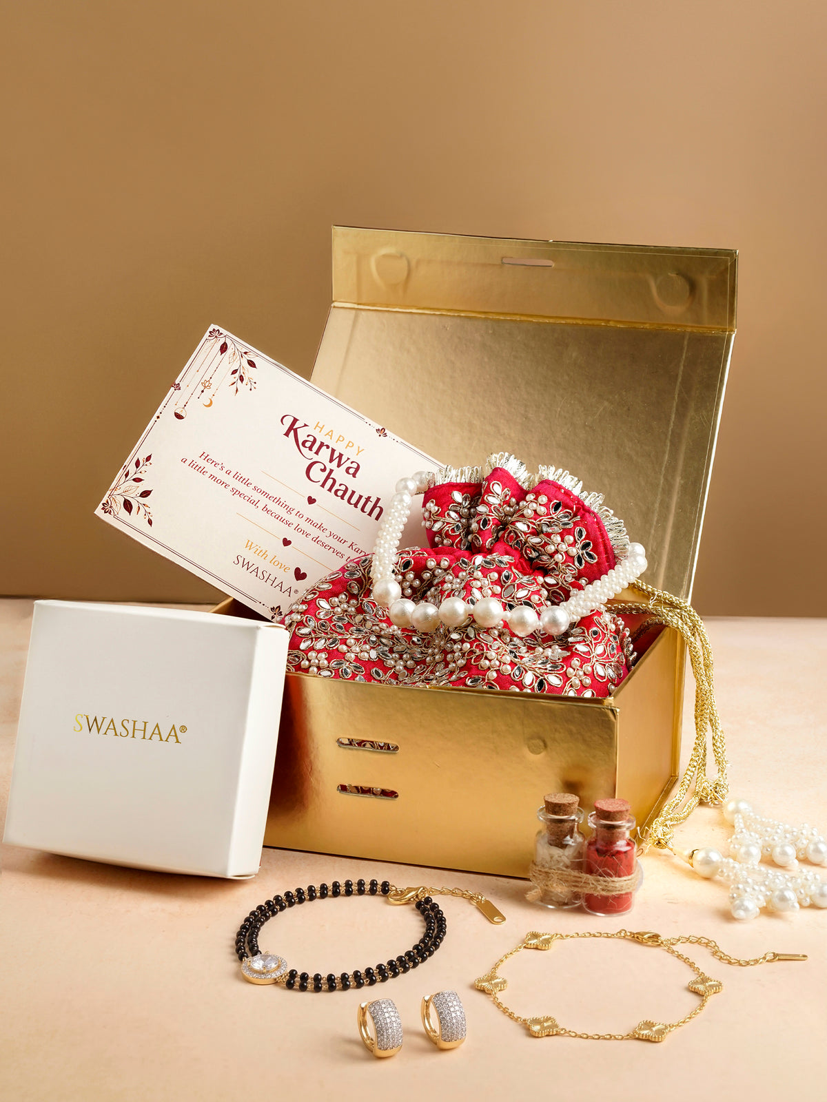 Founders Pick Aashirya Karwa Chauth Customized Jewellery Hamper
