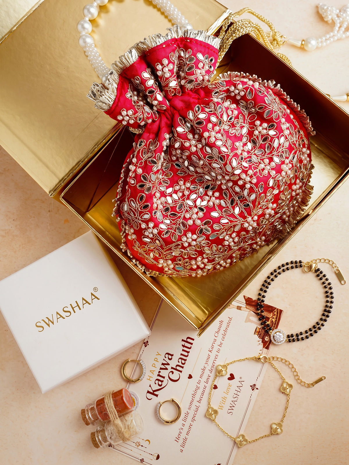 Founders Pick Aashirya Karwa Chauth Customized Jewellery Hamper