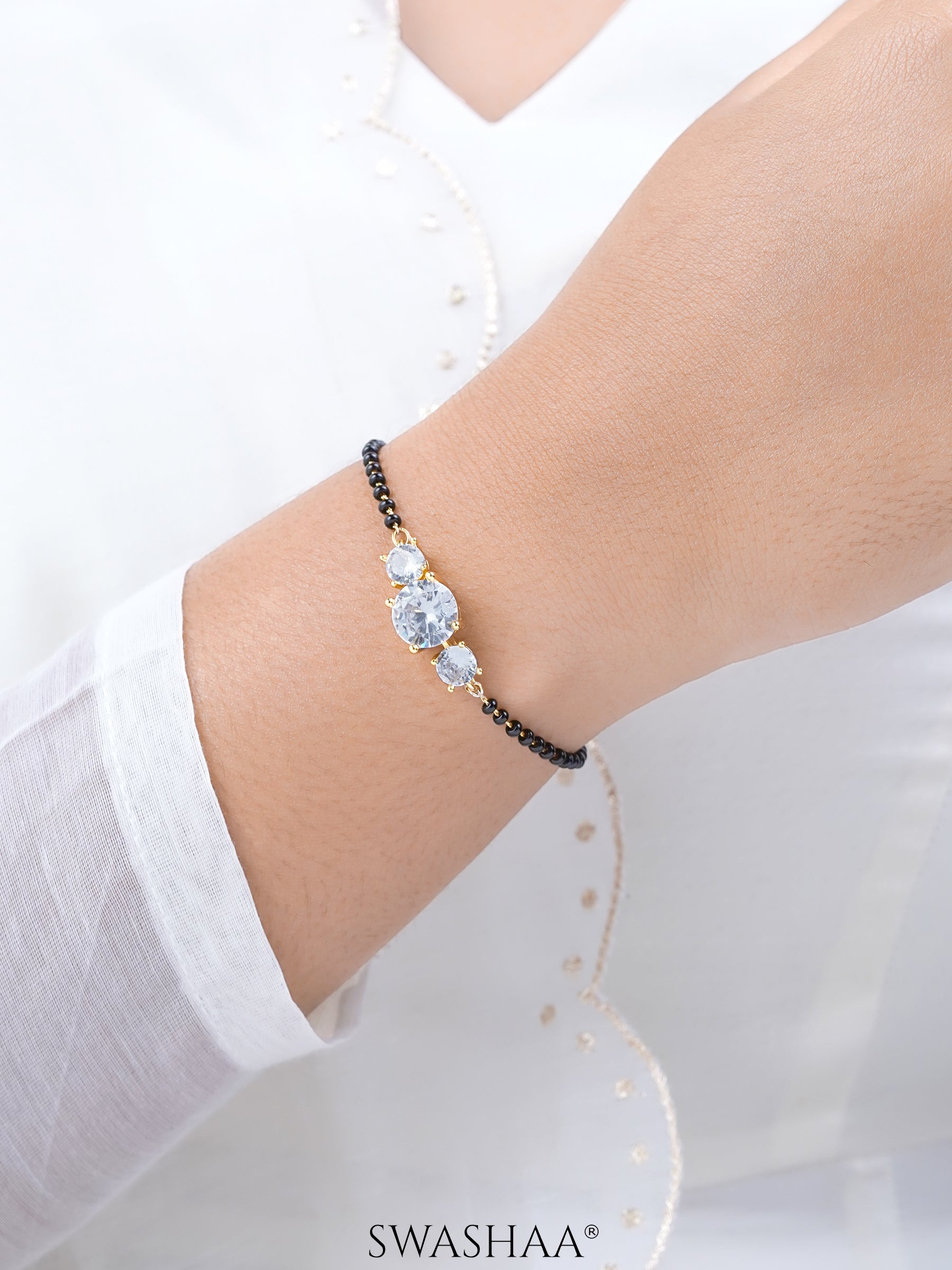 Adia 18K Gold Plated Mangalsutra Bracelet