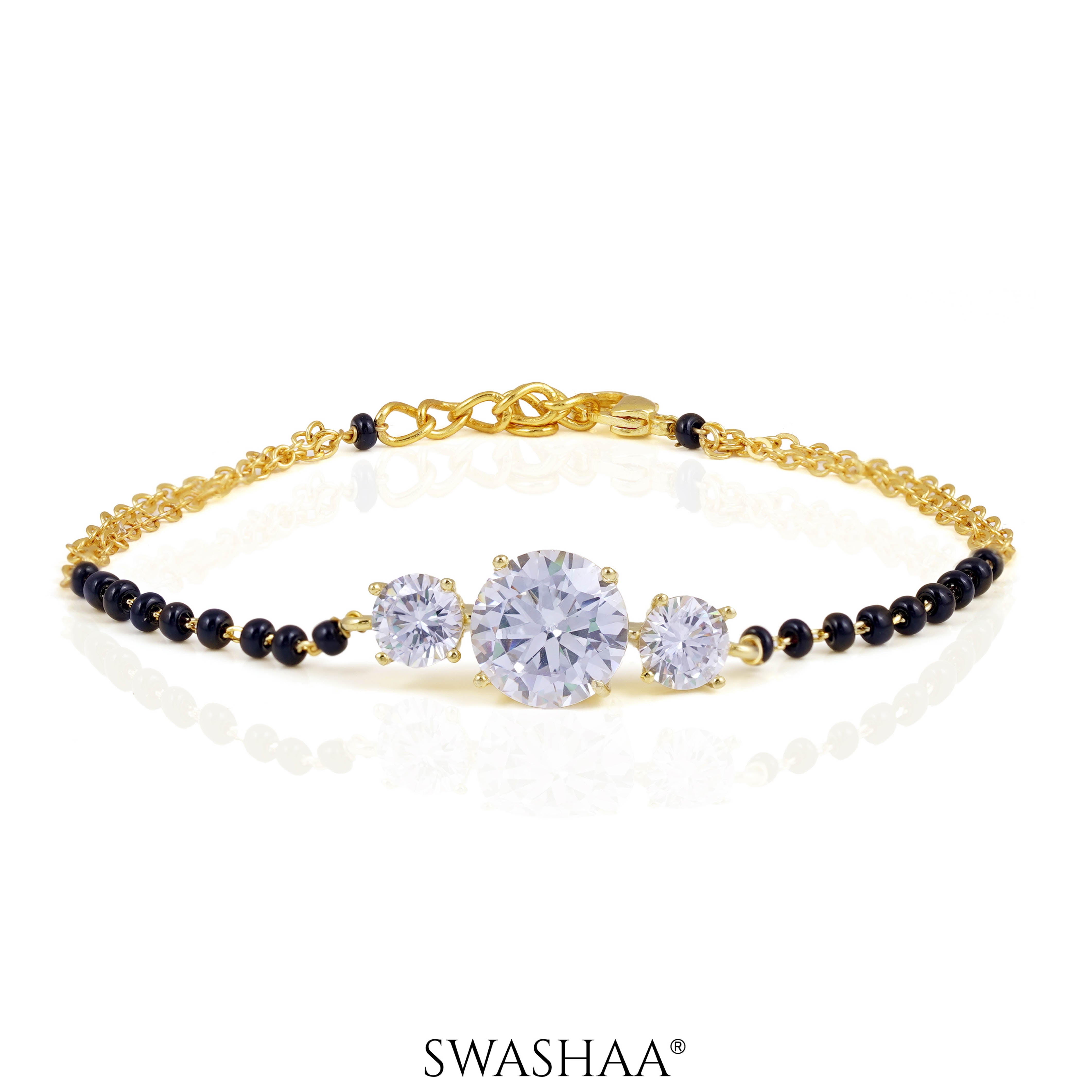 Adia 18K Gold Plated Mangalsutra Bracelet