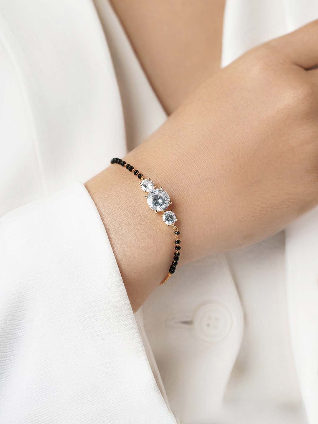 Adia 18K Gold Plated Mangalsutra Bracelet