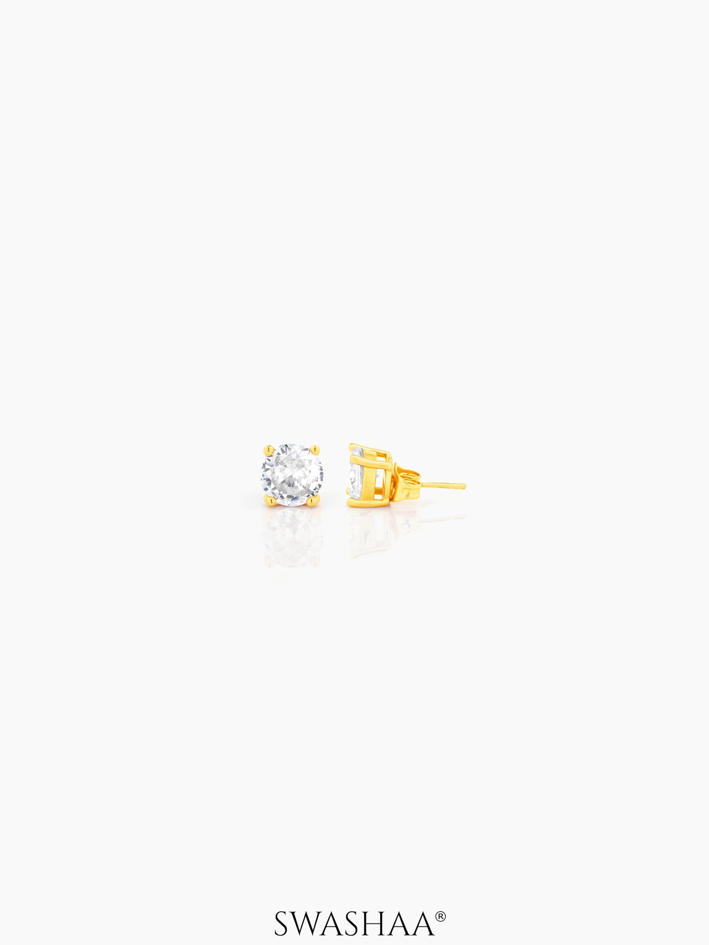 Adia Solitaire Men's Stud Earrings