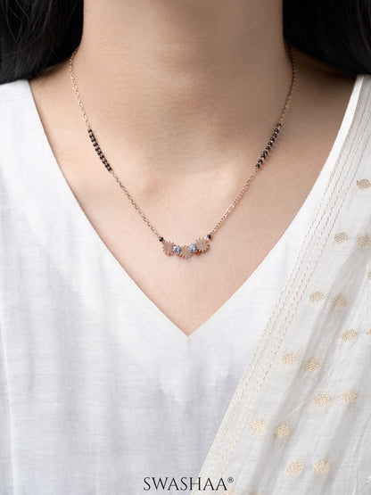Ahaya Rosegold Plated Mangalsutra