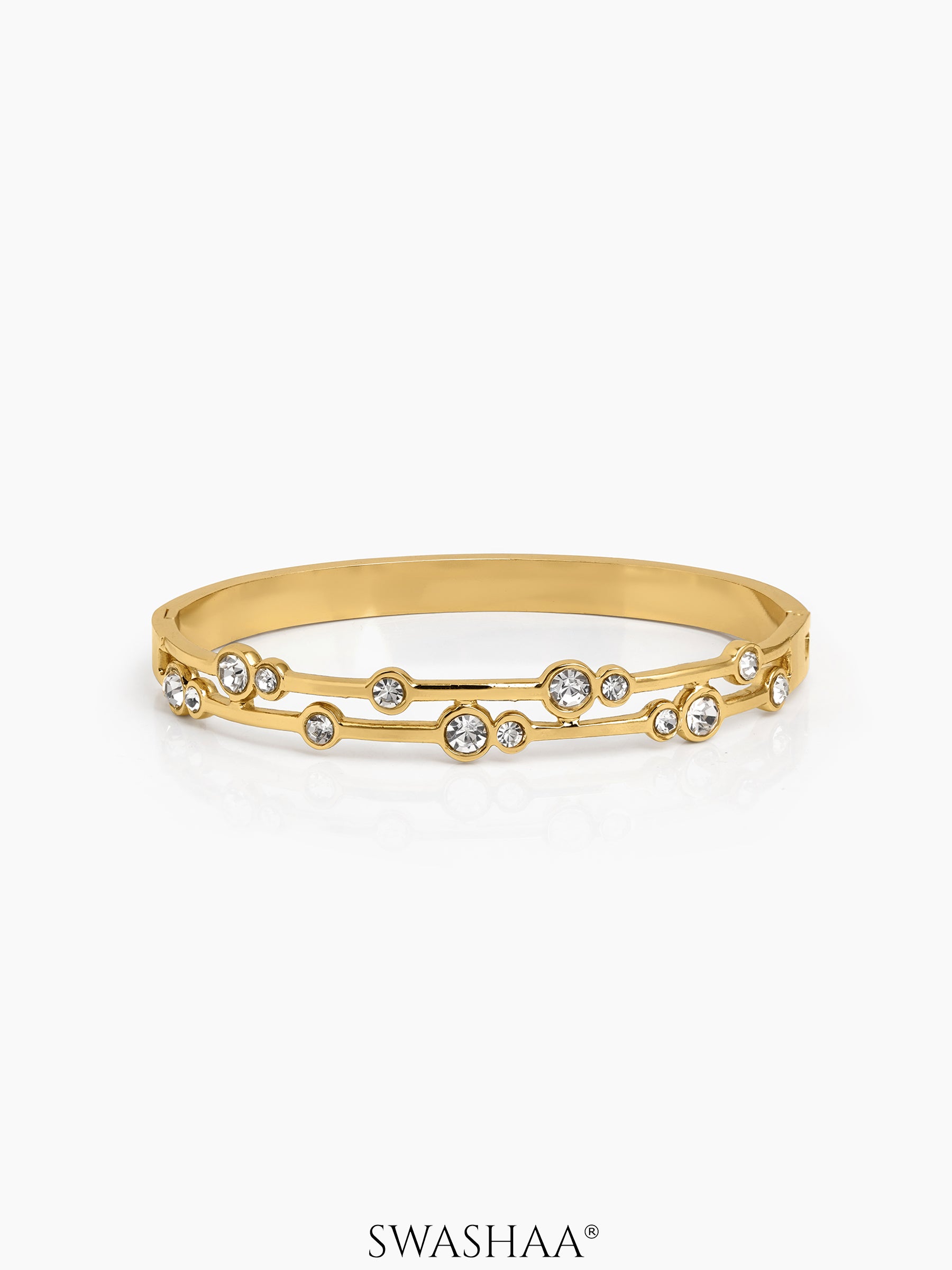 Aireya Diamond Band Bracelet - Swashaa