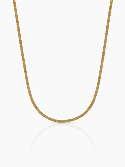 Airo Minimal Classic Structured Design 18k Gold Plated Women's Chain