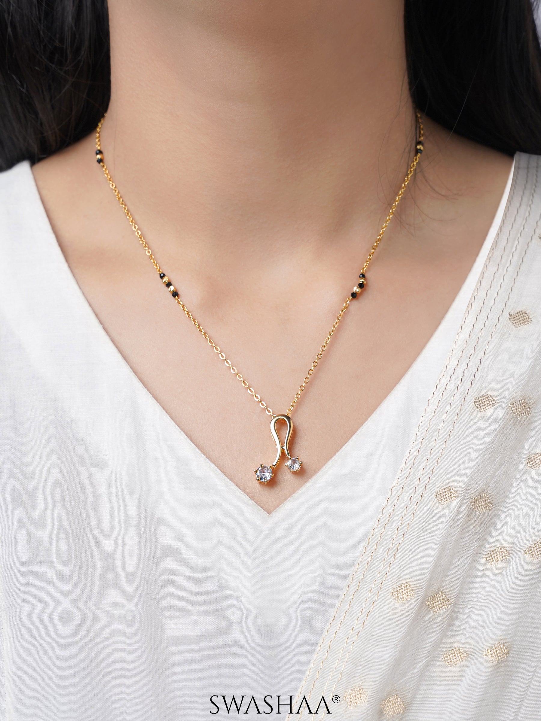 Akshara 18K Gold Plated Mangalsutra