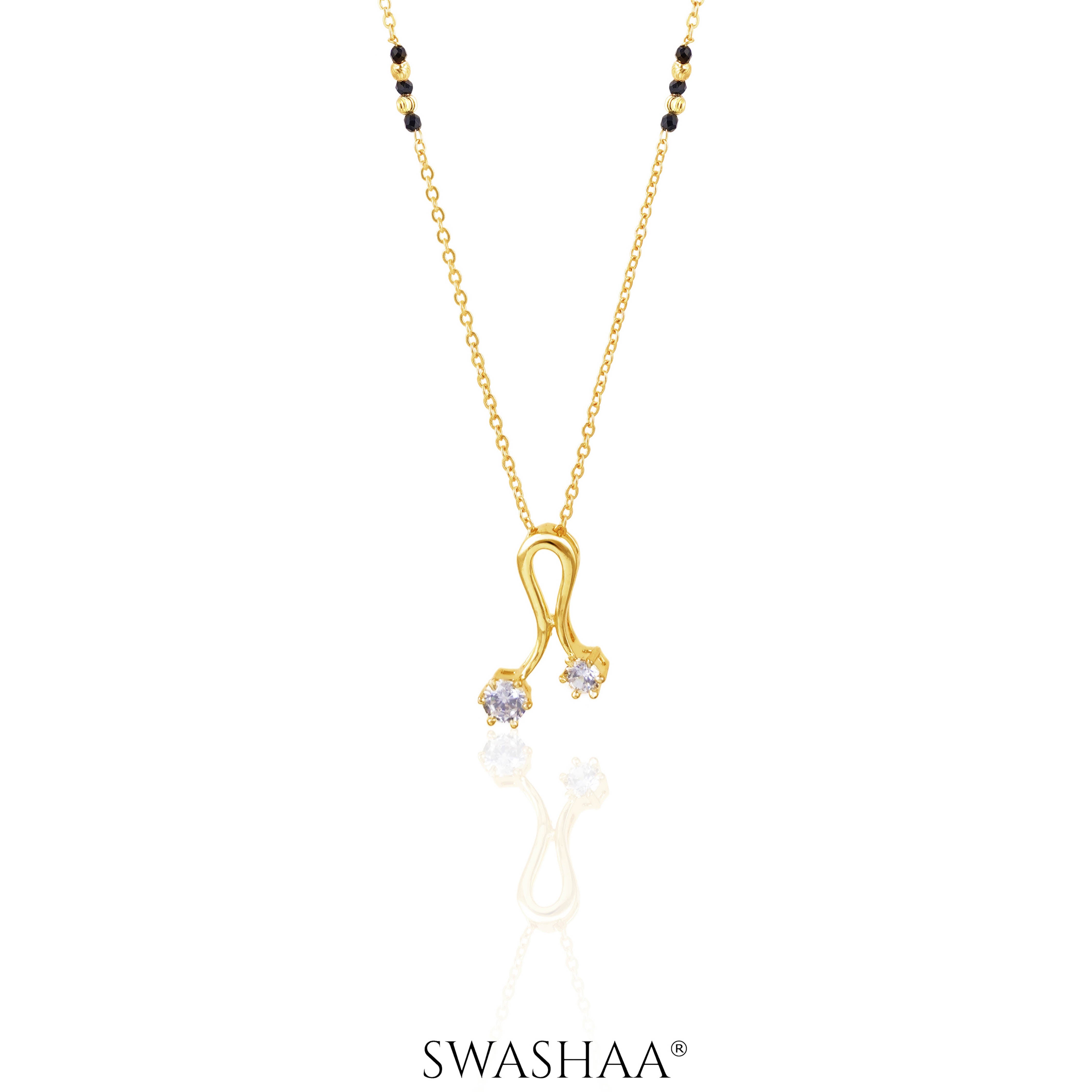 Akshara 18K Gold Plated Mangalsutra