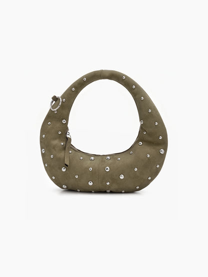 Alba Olive Green Shoulder Bag - Swashaa