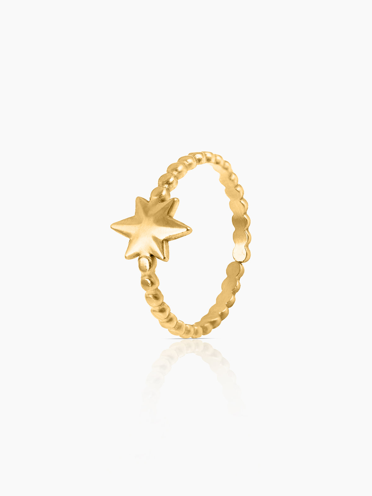 Alessio Star 18K Gold Plated Ring