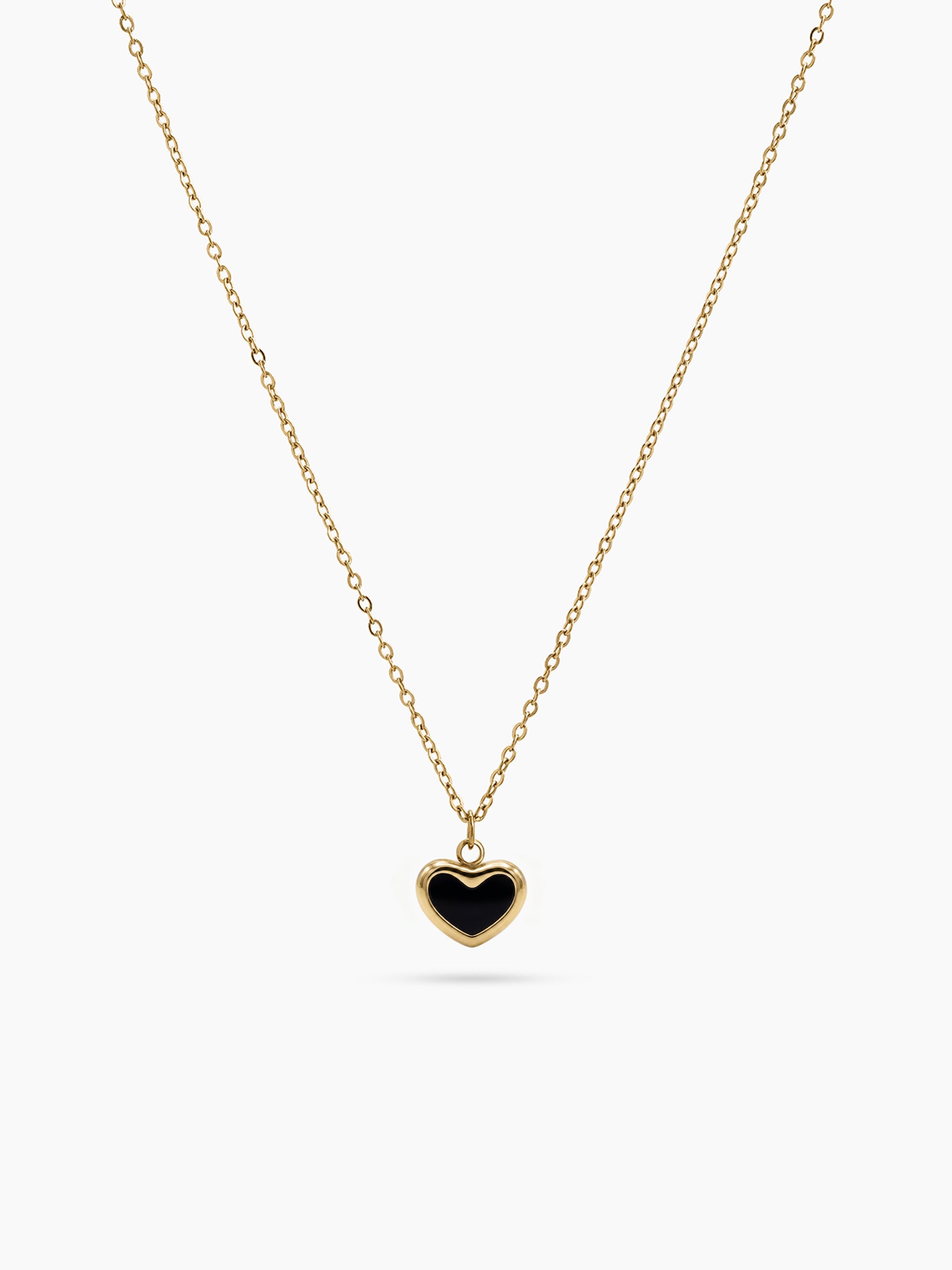 Amani Heart 18K Gold Plated Chain Pendant Necklace