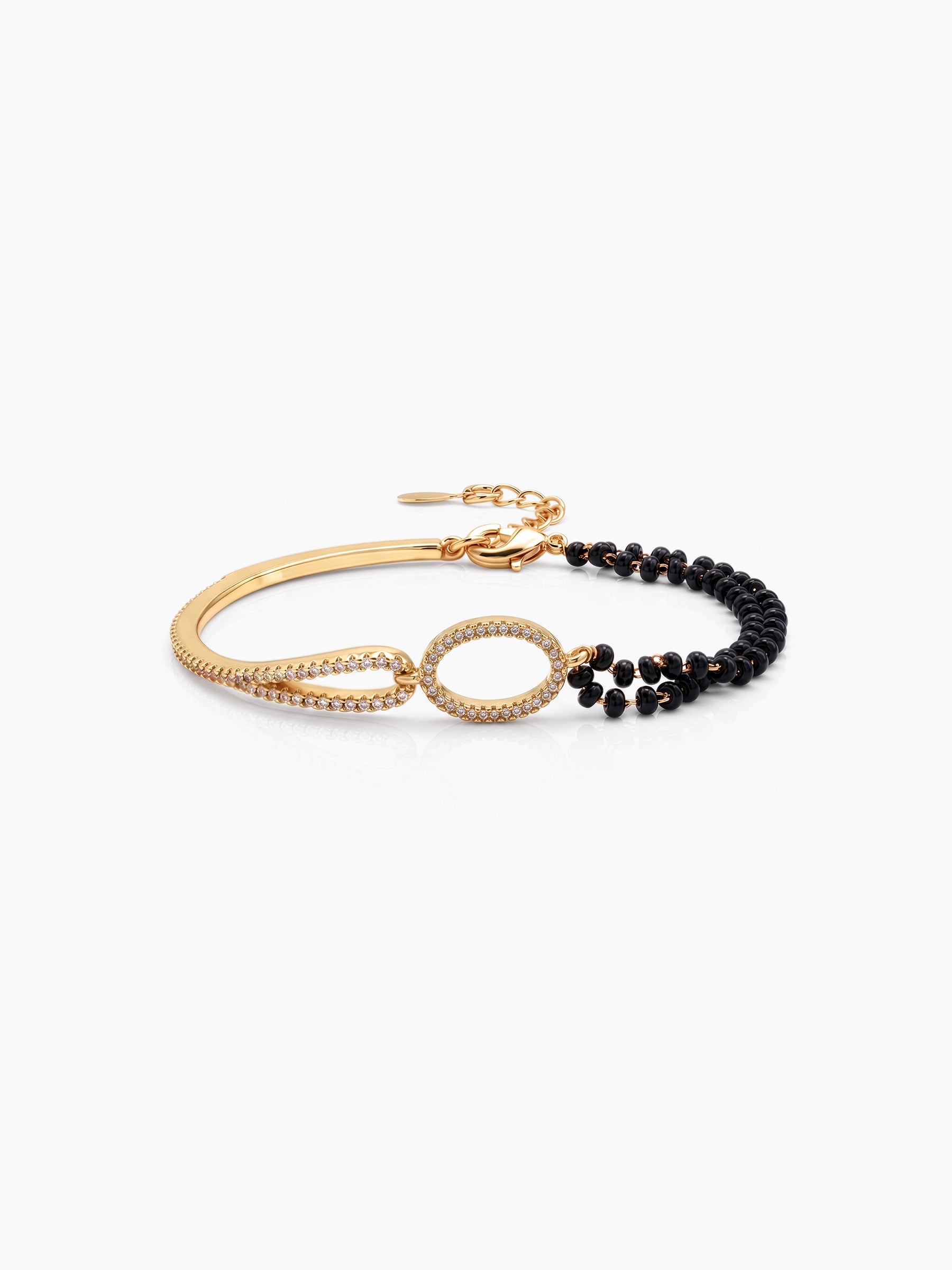 Amiti Diamond 18K Gold Plated Women's Mangalsutra Bracelet
