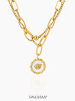 Ana 18K Gold Plated Layered Necklace