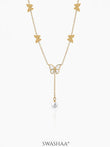 Anira Pearl Butterfly Necklace