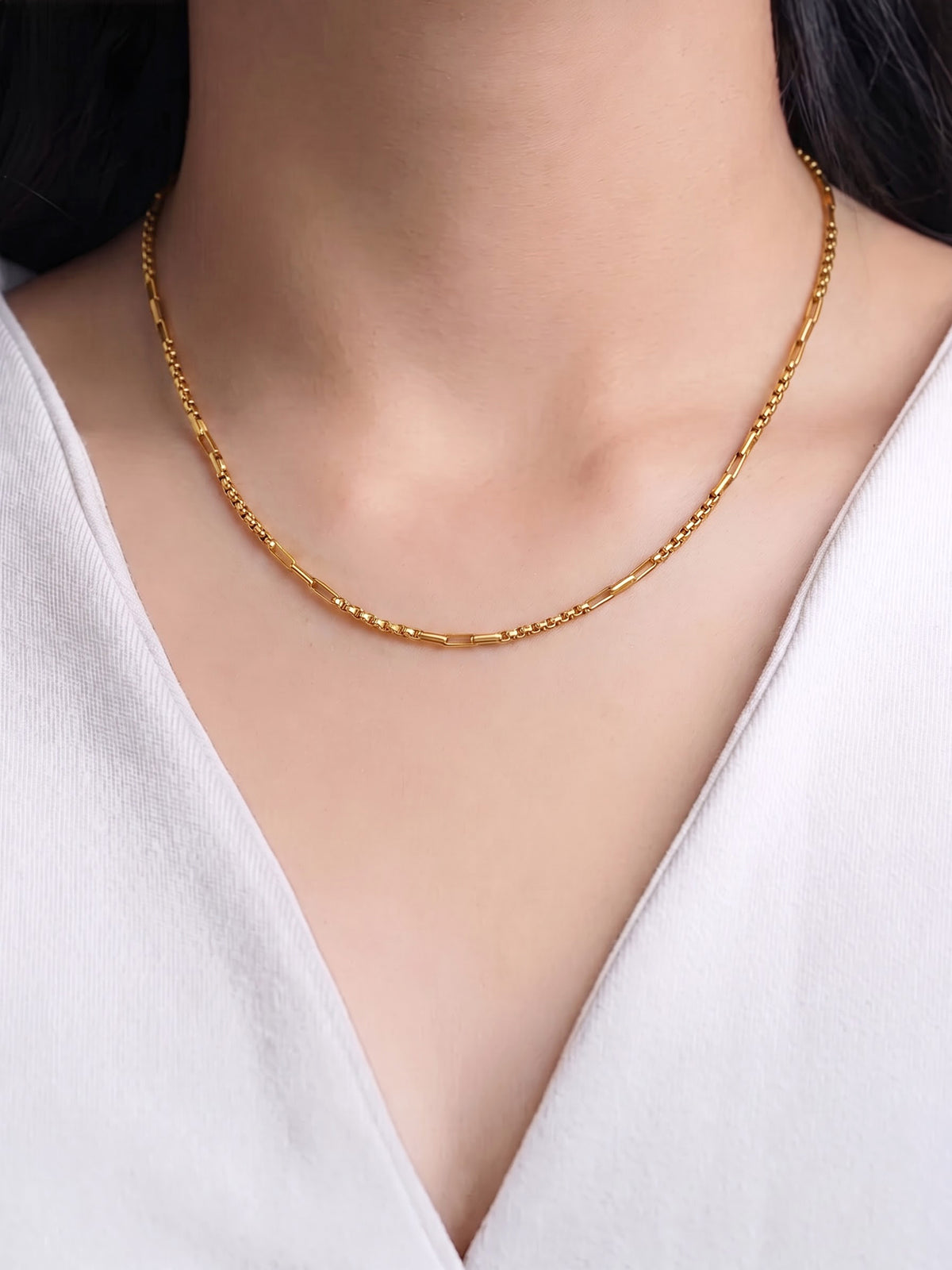 Anton Link 18K Gold Plated Women's Chain