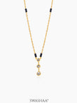 Anvitha Trinity Diamond 18K Gold Plated Mangalsutra