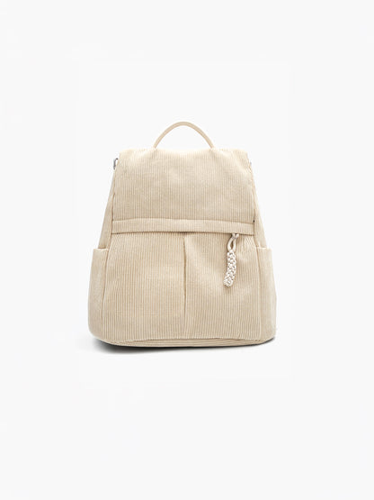 Arden Off White Back Pack Bag - Swashaa