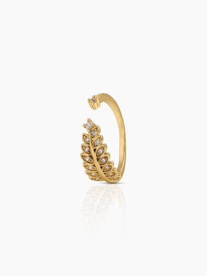 Arelia Diamond 18K Gold Plated Women's Ring - Swashaa
