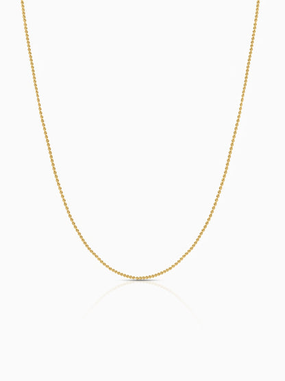 Aren Twist 18k Gold Plated Men's Chain