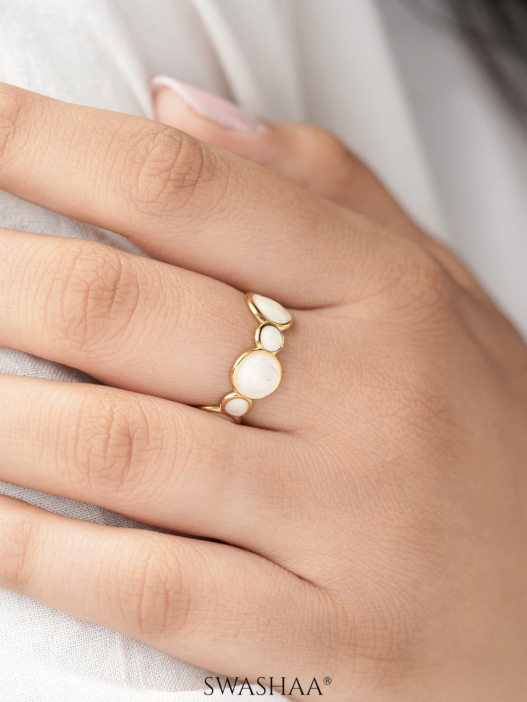 Arin 18K Gold Plated Ring - Swashaa