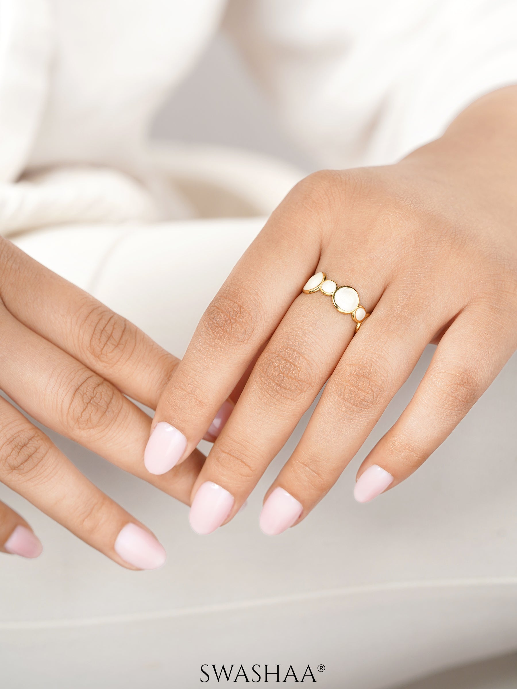 Arin 18K Gold Plated Ring - Swashaa