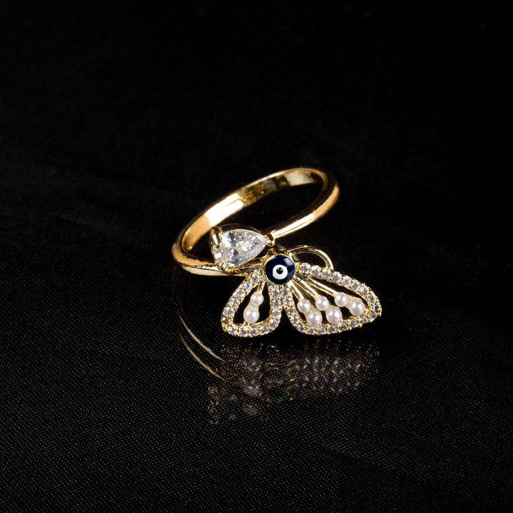 Arna Butterfly 18K Gold Plated Ring