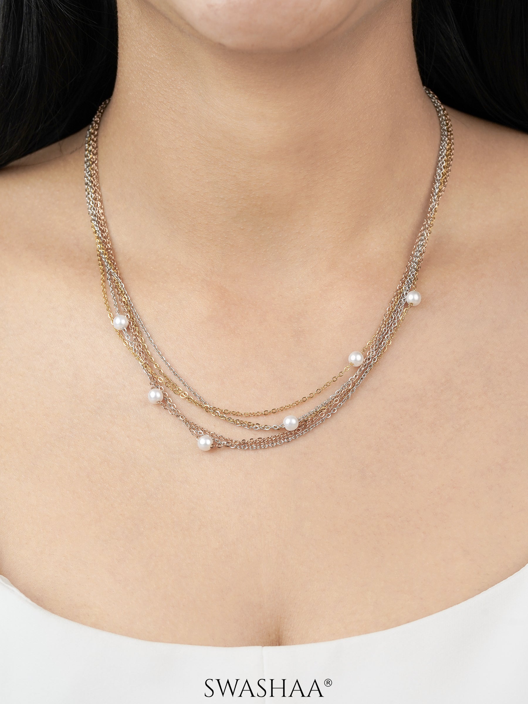 Arohi Pearl Chain Necklace