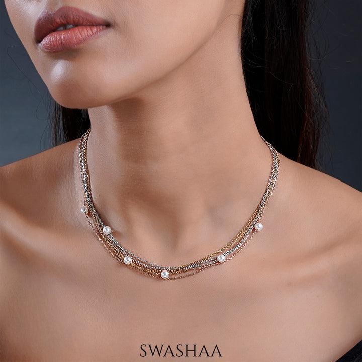 Arohi Pearl Chain Necklace