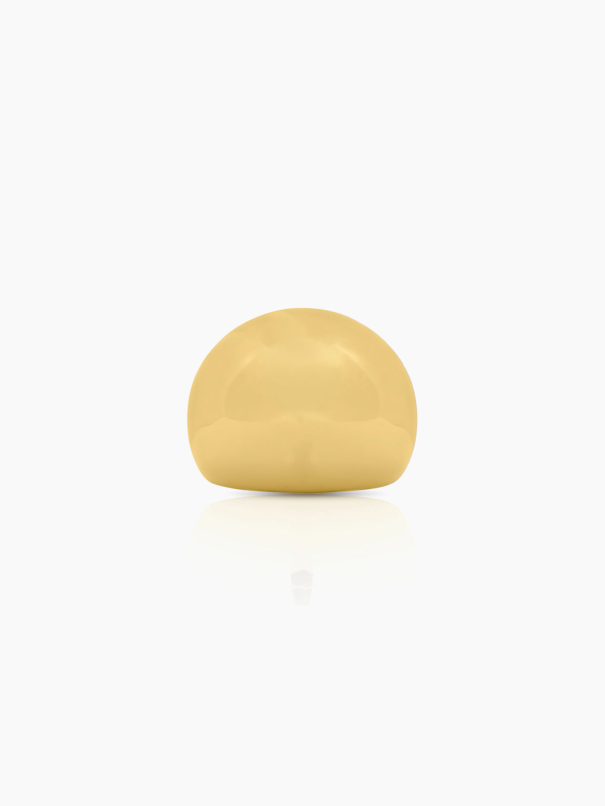 Arva Soild Dome 18K Gold Plated Ring 